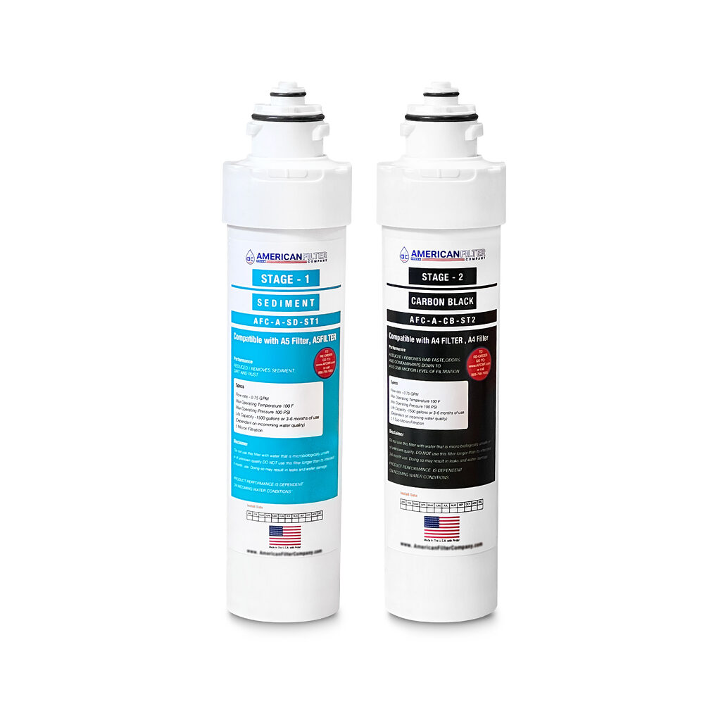 AFC® #AFC-A-SDCB-SET, Compatible with Avalon A4 / A5, A4FILTER, A7WHT, Water Filter SET 2 Stage