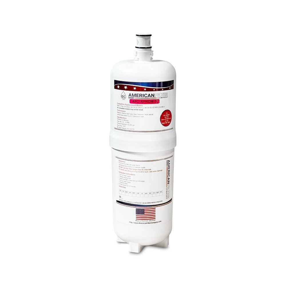 AFC® # AFC-APHCM-S, Compatible with 3M® AquaPure® HF65-S Part #5613409 Water Filter used in ICE165-S (5616304) water filtration system -Made in U.S.A.