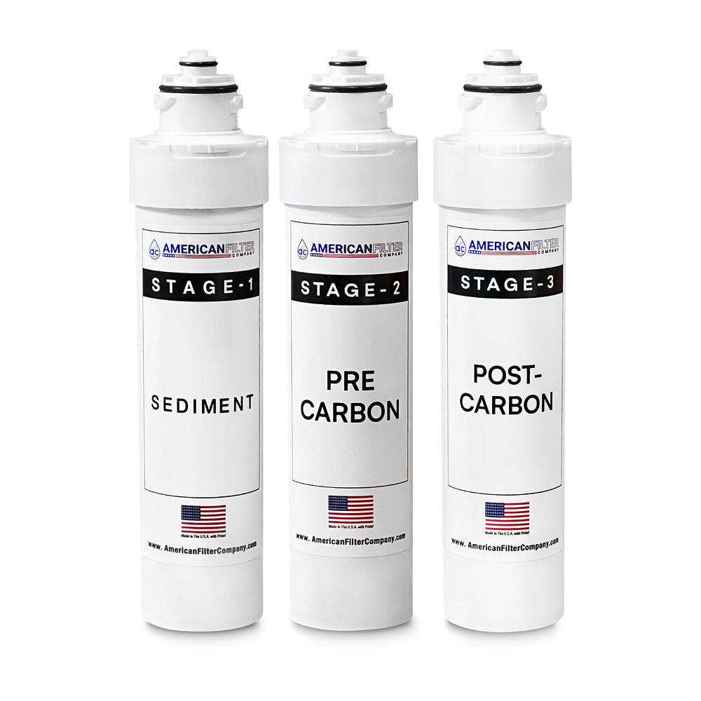 AFC® #AFC-B3-CMBPK, Compatible with Brio NFMPP5M, Moderna UV Water Cooler, NFMGAC, NFMUF, NFMCTO5MS3, NFMCTO5MS2, NFMCTO5MS3, NFMCTO5MS4and all 3 Stage Ultraf Filtration Water Filter