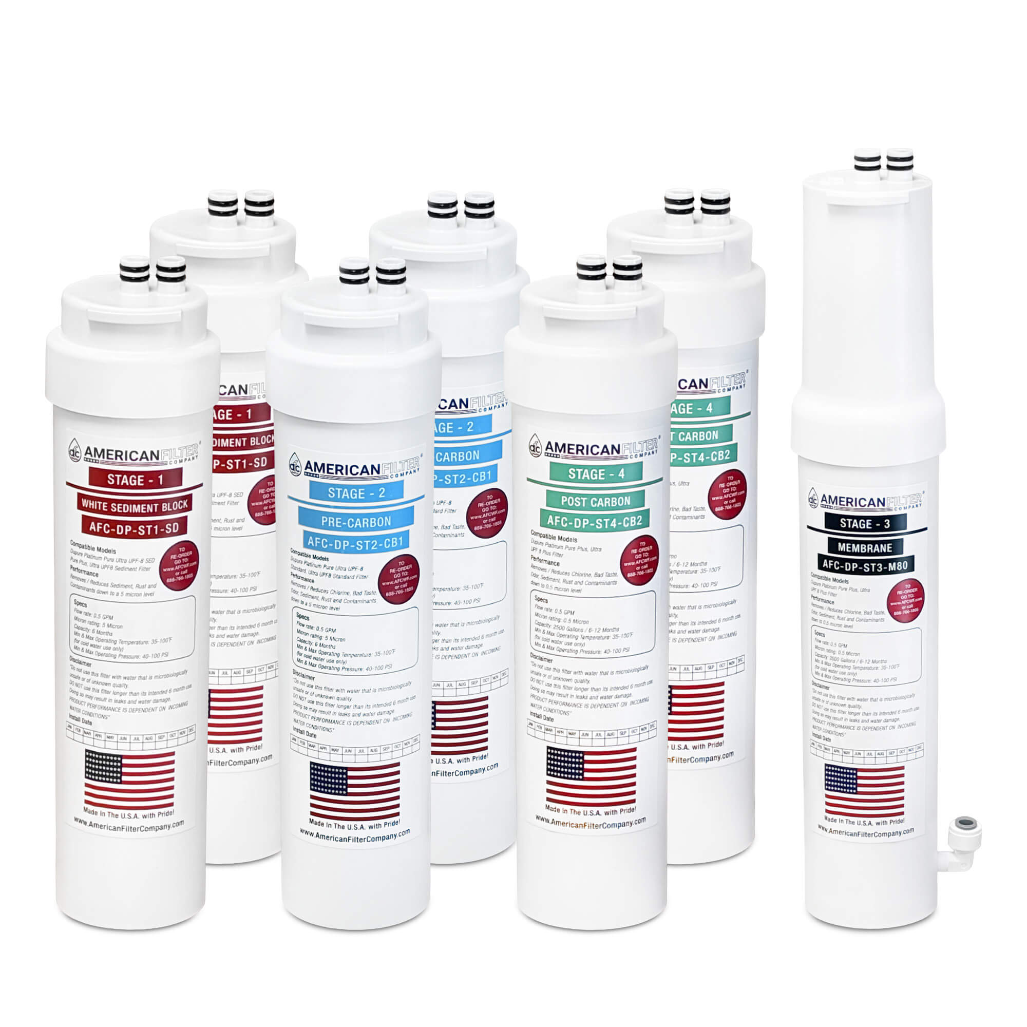 AFC-DP-1YRPK-M-2GN-2BL-2OR-1BLK-7PK