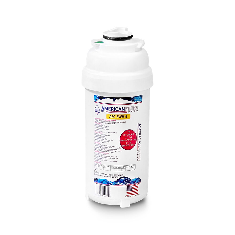 AFC® #AFC-EWH-9, Compatible with HVR8HD, HVR8HD WF, HVR8HD WF, HVR8HD-WF, HVR8HDBL (Short 9" Version) Water Filter