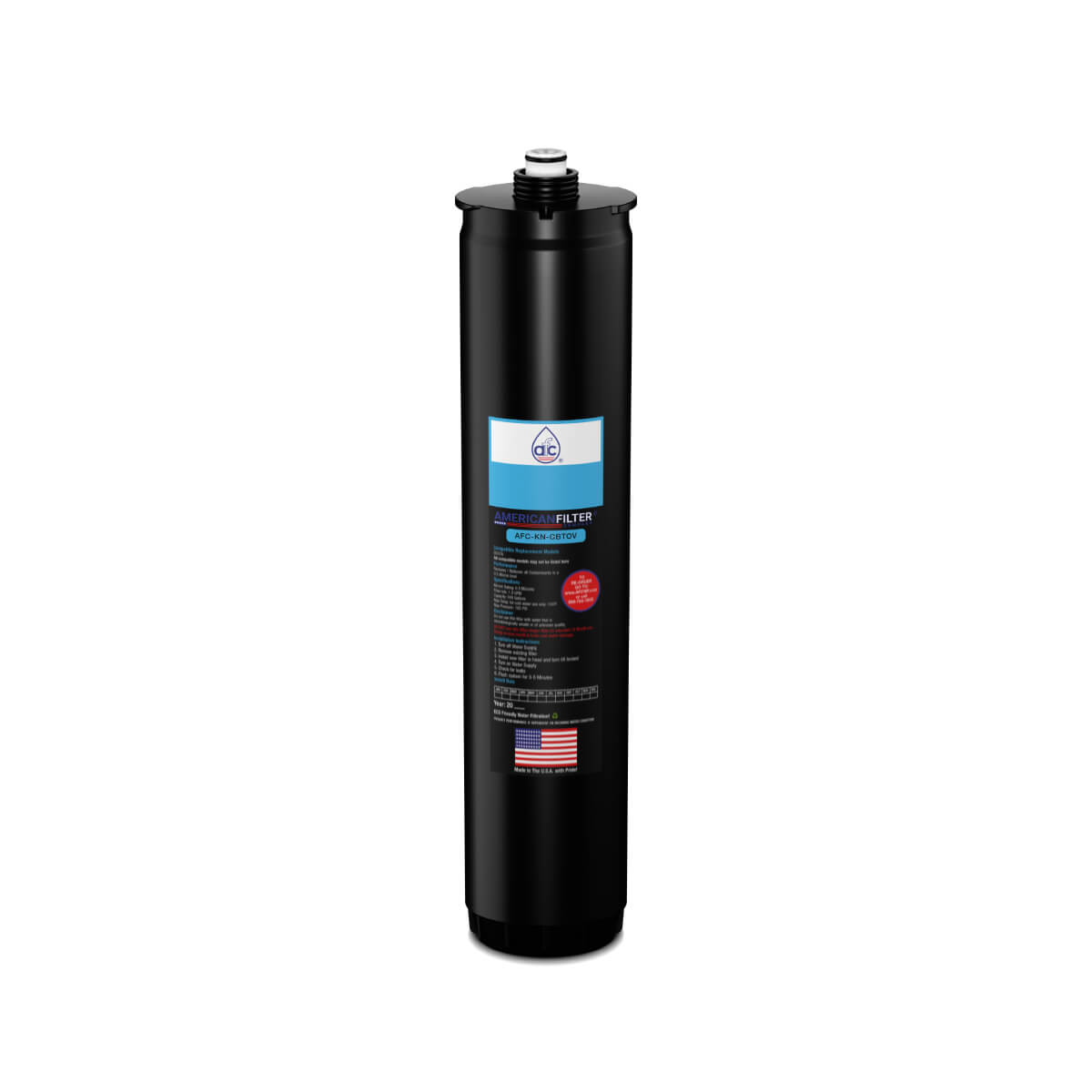 AFC® #AFC-KN-CBTOV, Compatible with Kinetico® 9307A(Blue) Filter Cartridge