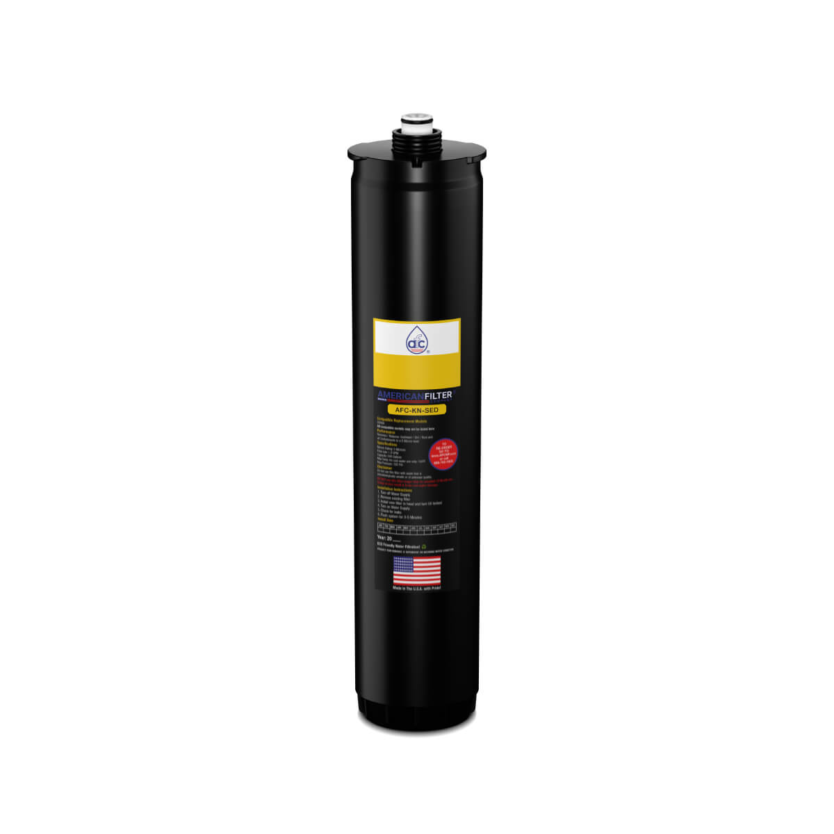 AFC® #AFC-KN-SED, Compatible with Kinetico® 9309A(Yellow) filter Cartridge for A200 & K5 Drinking Water Station®