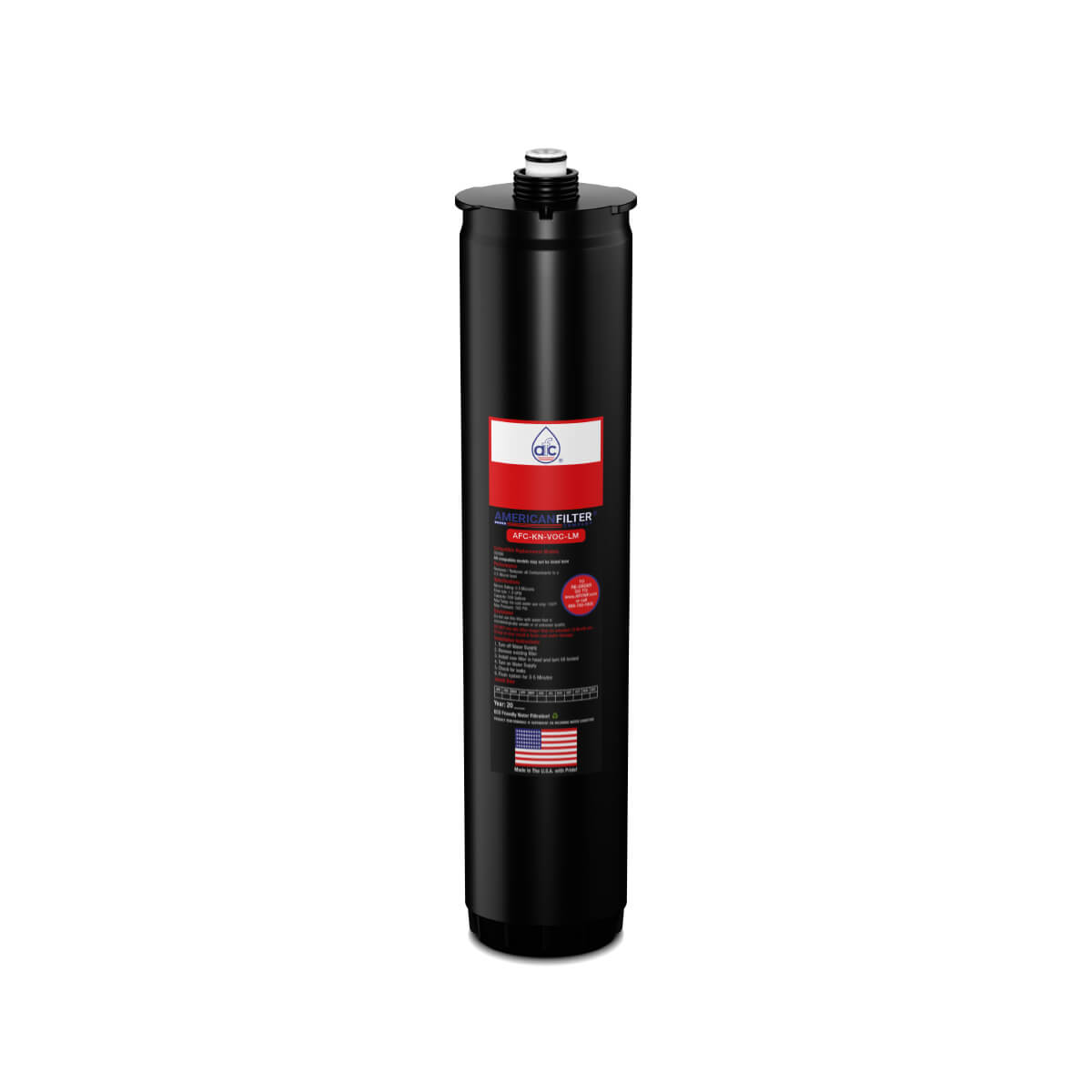 AFC® #AFC-KN-VOC-LM, Compatible with Kinetico® 9308A(Red) Filter Cartridge