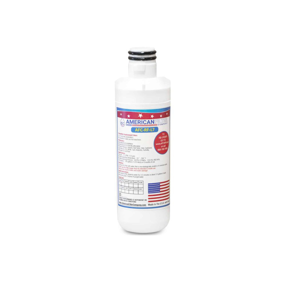 AFC® #AFC-RF-L7, Compatible with LG® Lt1000p Refrigerator Water Filter Made in USA