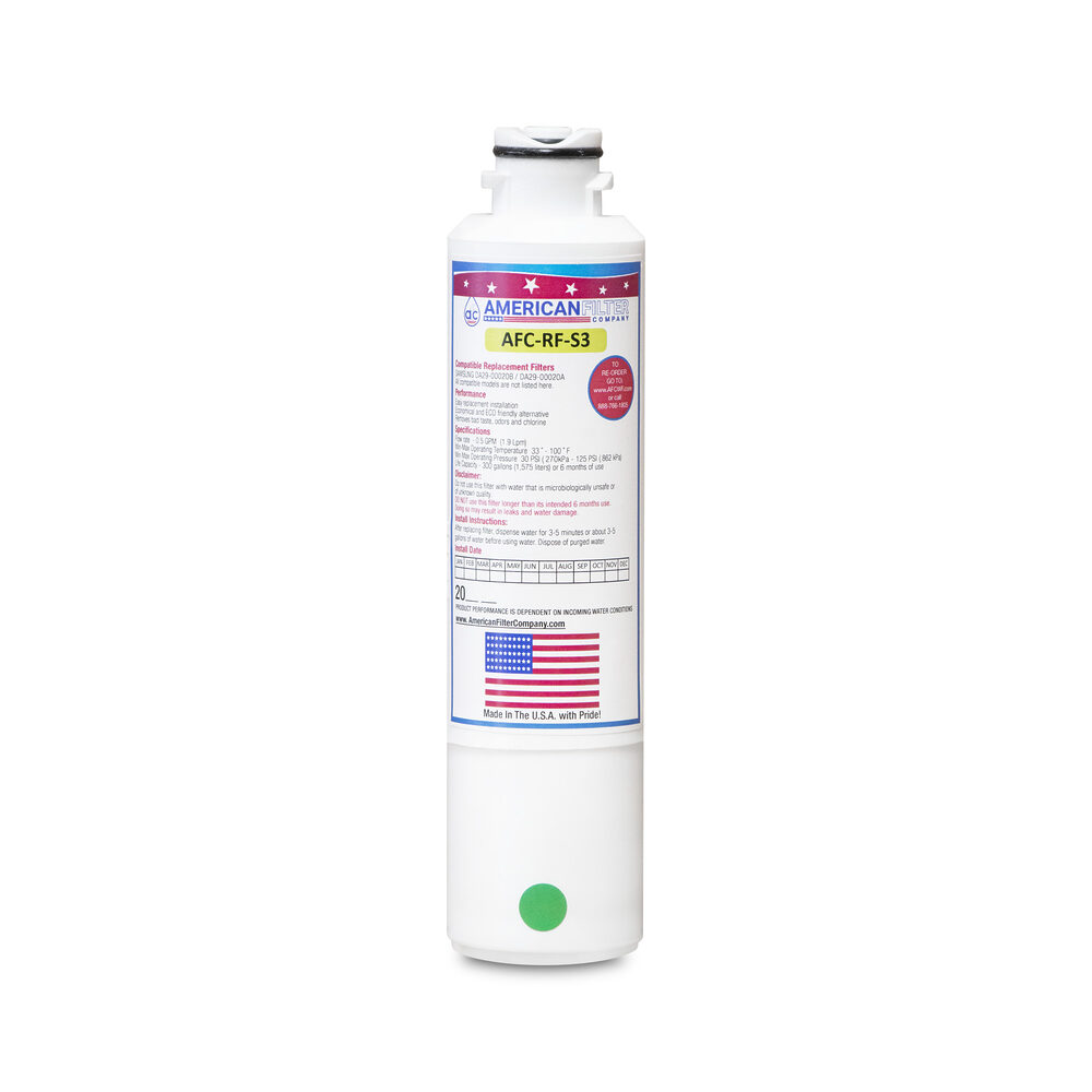 American Filter Company™ Model number AFC-RF-S3 , Compatible with Samsung®  DA29-00020B Refrigerator Water Filter -Made in U.S.A. – American Filter  Company
