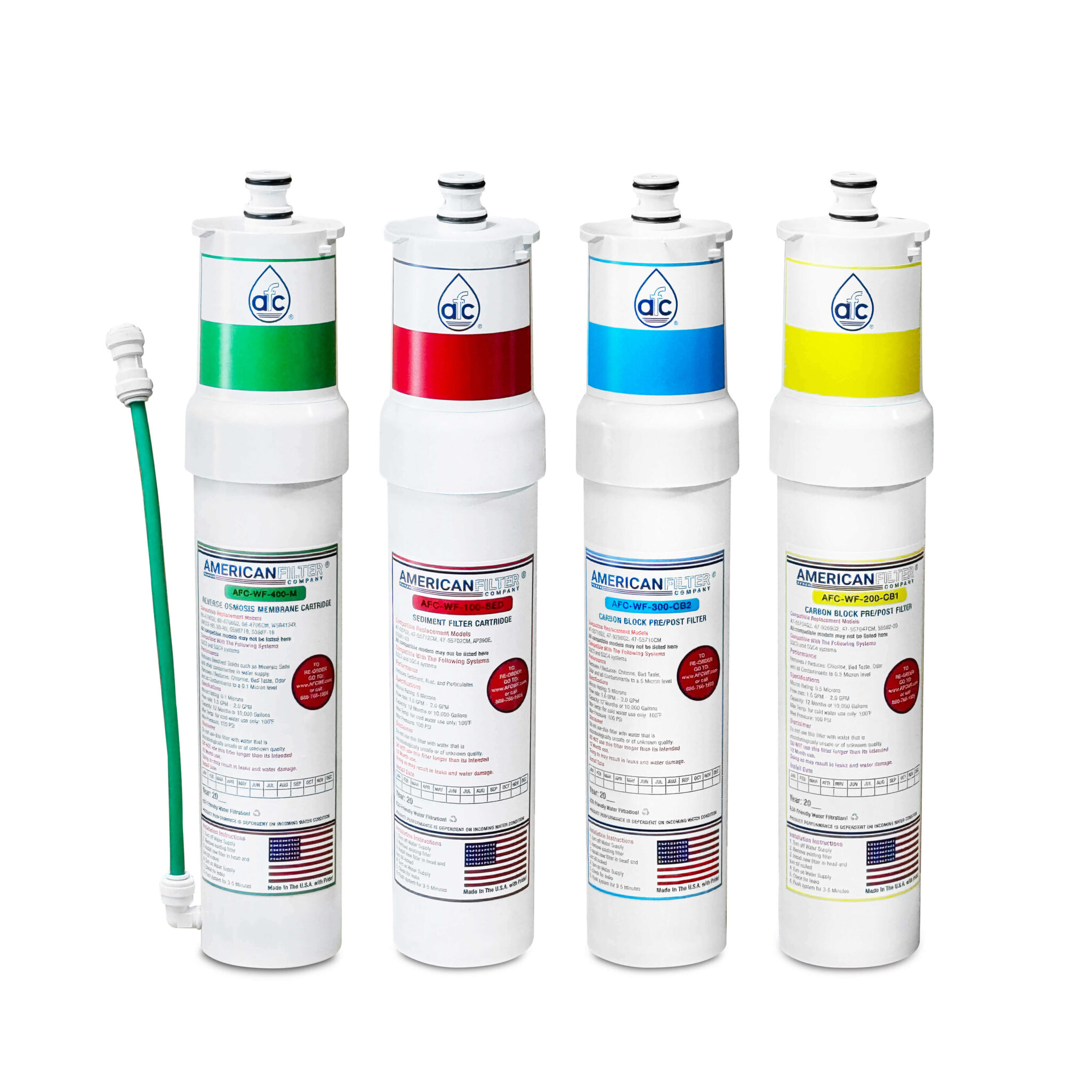 AFC® #AFC-WF-400-M, Compatible with Kleenwater® KWPSQC-5 Water Factory SQC4 System Kit including RO Membrane
