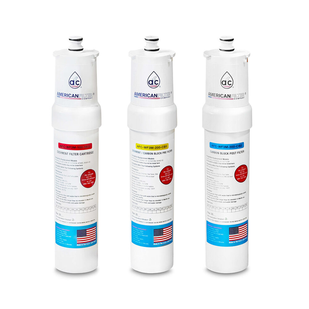 AFC® #AFC-WF3M-100-SED, Compatible with 3M® 47-55702 Water Factory SQC4 RO replacement Kit